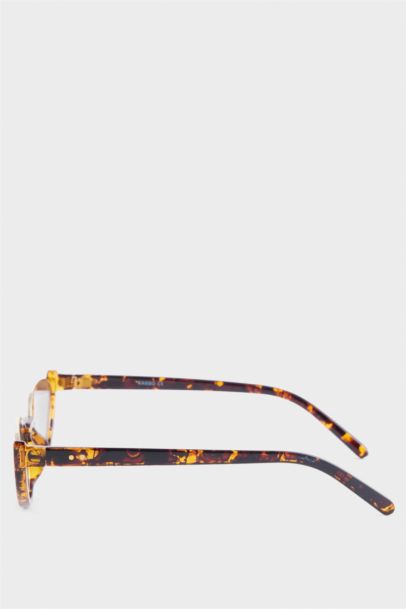 DCEY x DeFacto Kadın Kedi Gözü Formunda Leopar Güneş Gözlüğü