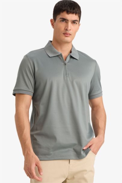 تيشيرت بولو نص كم قصة عادية