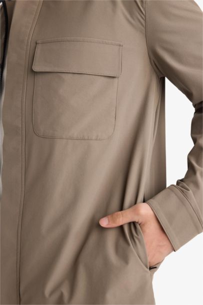 Куртка-рубашка Regular Fit с воротником поло