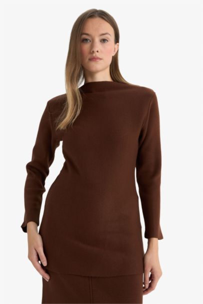 Knitwear Boat Collar Tunic