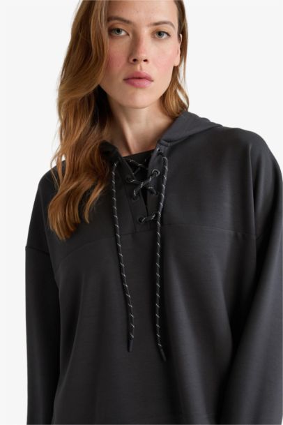 Modal Tie Detail Sweatshirt