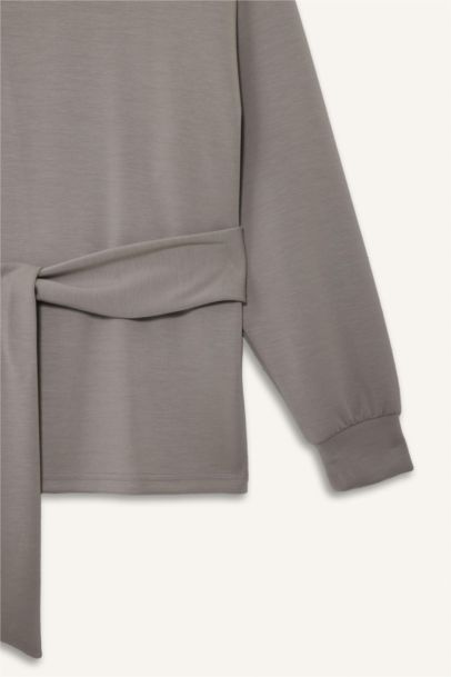 سويت شيرت منسوج بحزام من Fall in Love