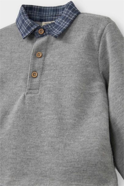 Ensemble Sweatshirt à col polo et Pantalon pour bébé garçon