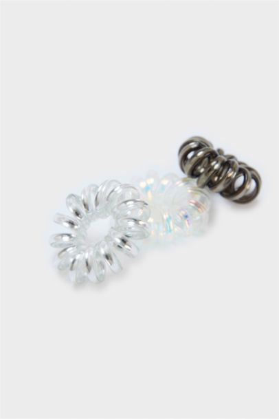 Kadın 3'lü Spiral Lastik Toka