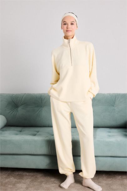 Elastic Waist Basic Pajama Pants