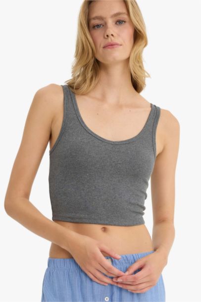 Fall in Love Ribbed Tank Top