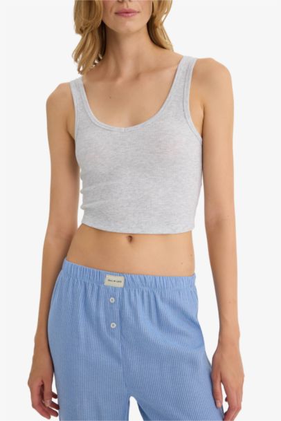 Fall in Love Ribbed Tank Top