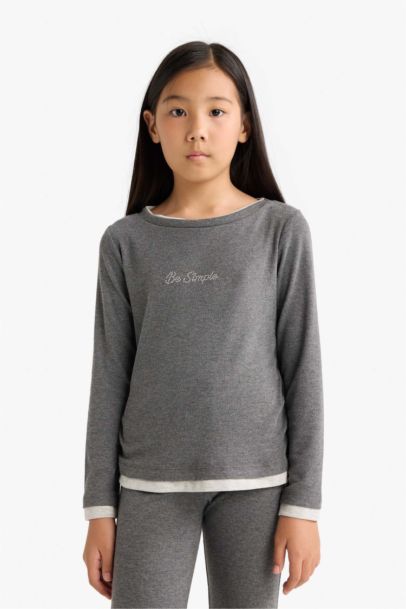 Girl Printed T-Shirt Sweatpants 2 Piece Set