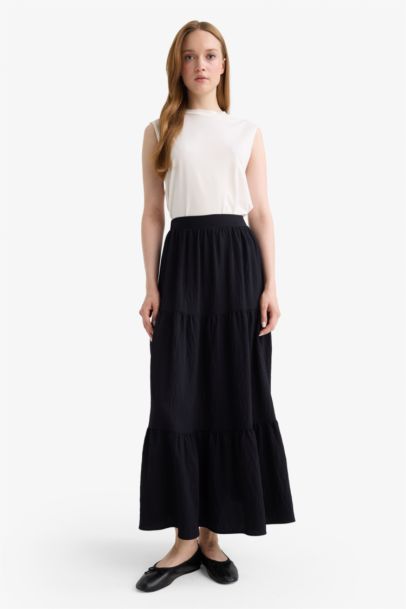 A Cut Maxi Skirt