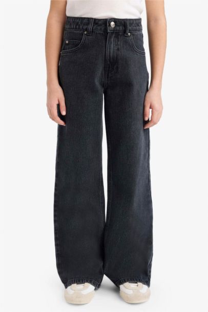 Pantalon large Coupe droite pour fille