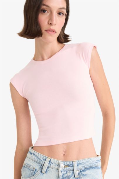 Slim Fit Crew Neck Short Sleeve T-Shirt