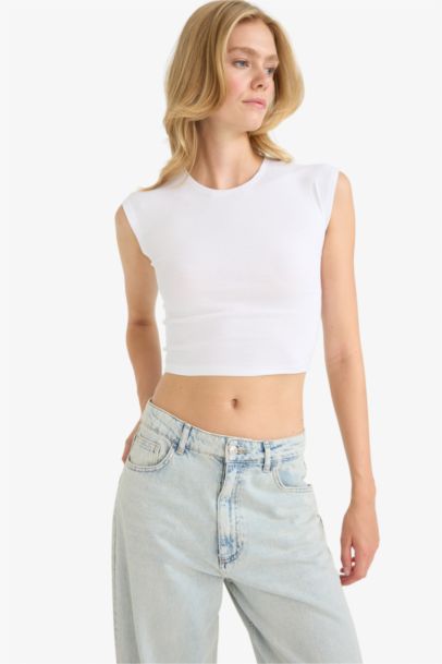 Slim Fit Crew Neck Short Sleeve T-Shirt