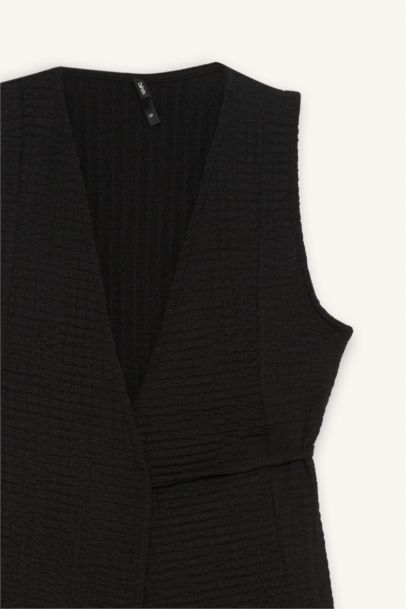 كيمونه منسوج مخصر