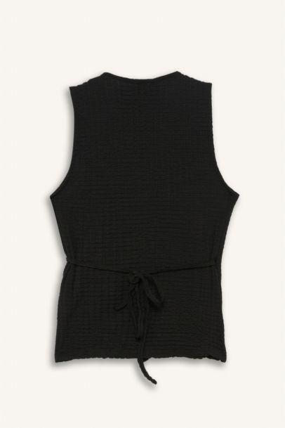 كيمونه منسوج مخصر