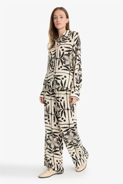 Pantalon Viscose Froissée