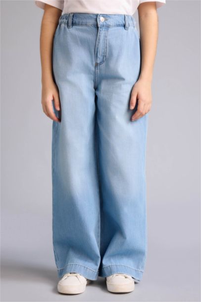 بنطرون جينز بناتي قصة مريحة