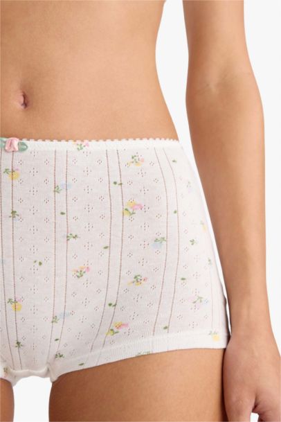 Draw Lace Detail Short Leggings