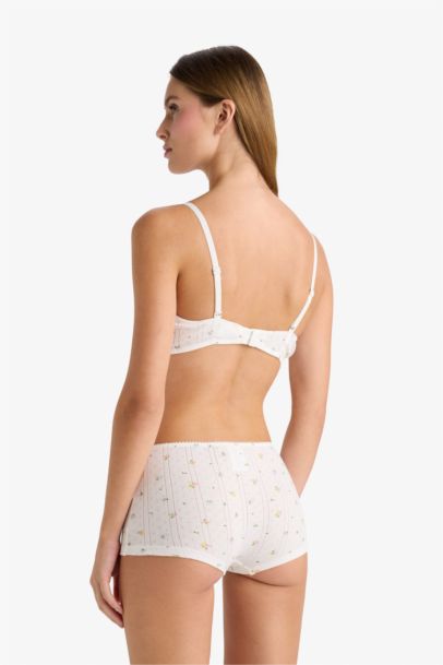 Draw Lace Detail Short Leggings