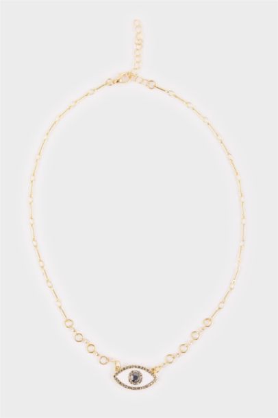 Woman Necklace with Eye Detail