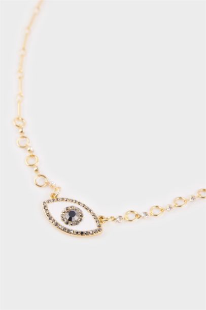 Woman Necklace with Eye Detail