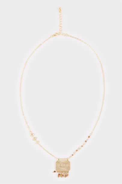 Woman Necklace with Eye Detail