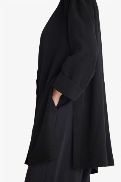 Regular Fit Jacket Collar Cotton Blazer