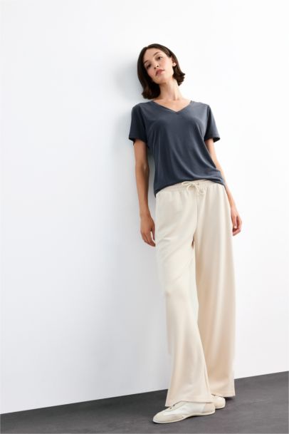 V-Neck Modal Short Sleeve T-Shirt