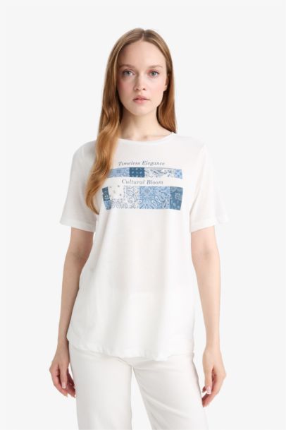 Regular Fit Crew Neck Short Sleeve T-Shirt