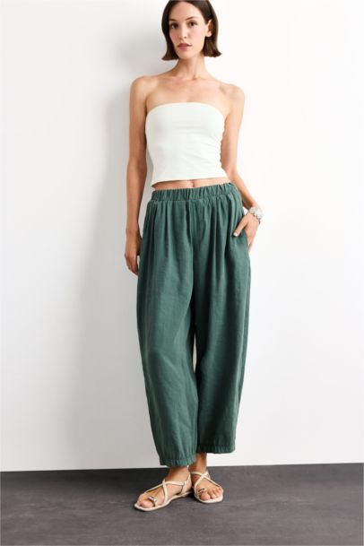 Relax Fit Regular Hem Trousers