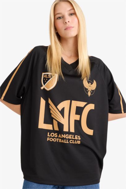 MLS Oversize Geniş Kalıp Sırt Baskılı Kısa Kollu Tişört