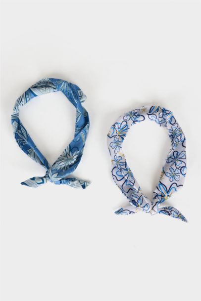 Kadın Desenli 2'li Fular