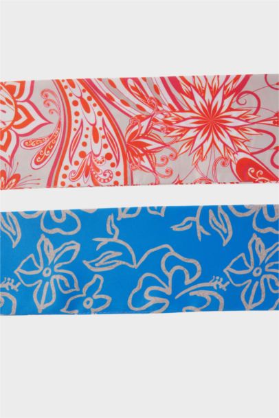 Kadın Desenli 2'li Fular