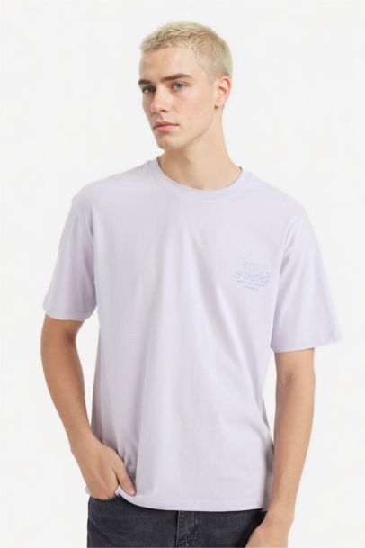 Boxy Fit Crew Neck T-Shirt