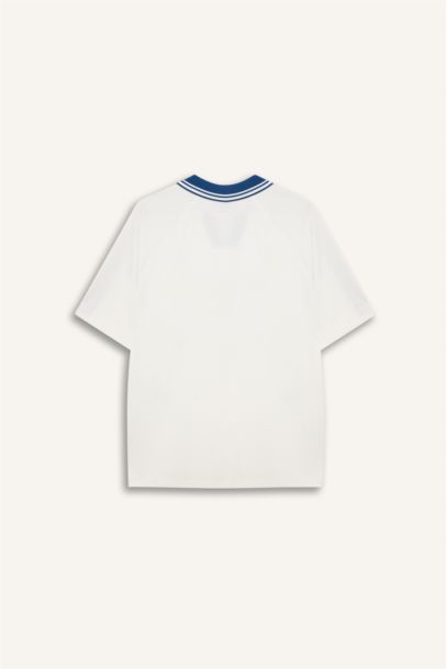 Футболка поло NBA Wordmark оверсайз из тюля с коротким рукавом