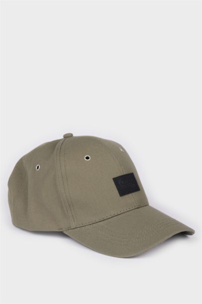 Boy Cotton Label Print Cap