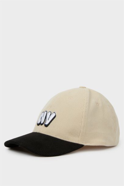 Boy Velvet Embroidered Hat