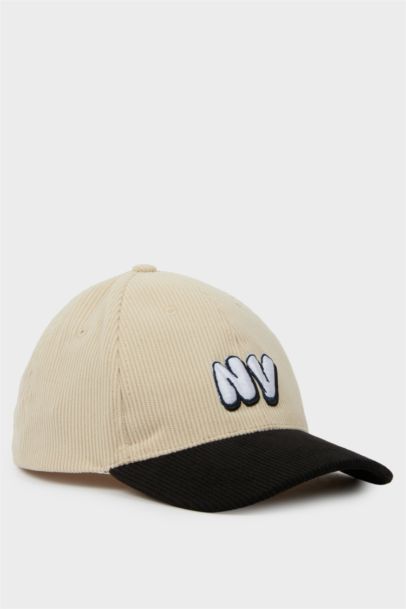 Boy Velvet Embroidered Hat