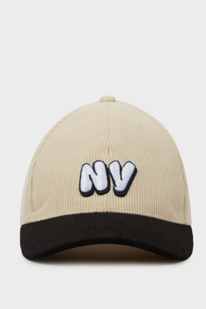Boy Velvet Embroidered Hat