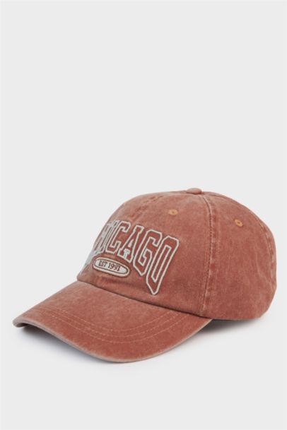 Boy Embroidered Cotton Cap