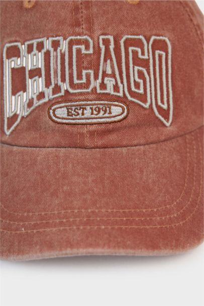 Boy Embroidered Cotton Cap