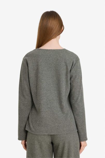 Regular Fit V-Neck Pique Cardigan