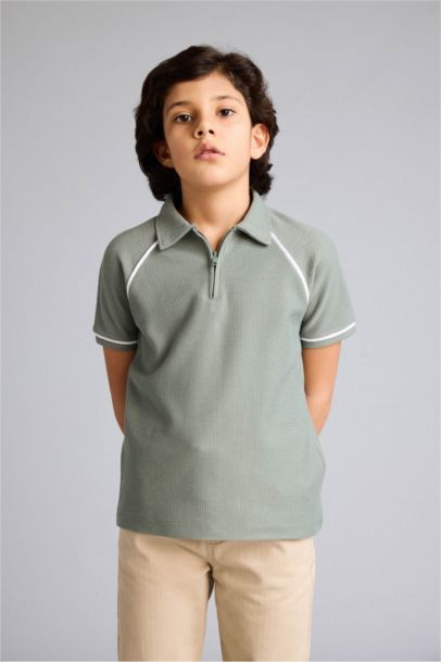 Regular Fıt Polo Yaka Kısa Kollu Polo Tişört Erkek Çocuk