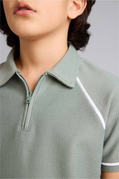 Regular Fıt Polo Yaka Kısa Kollu Polo Tişört Erkek Çocuk