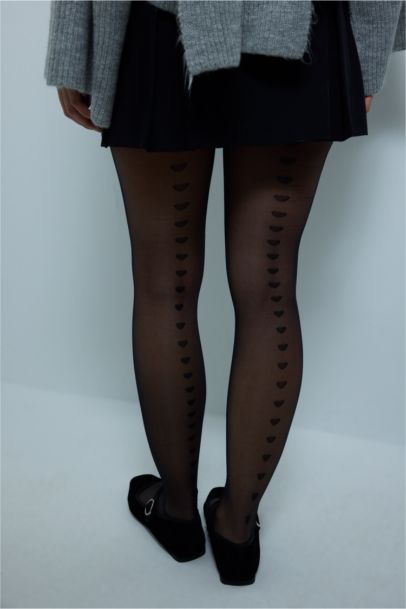 Woman Printed 20 denier Tights