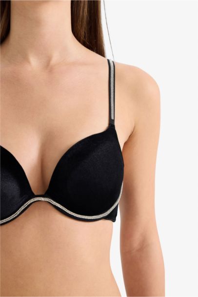Velvet Lined Full Push Up Underwired T-Shirt Bra