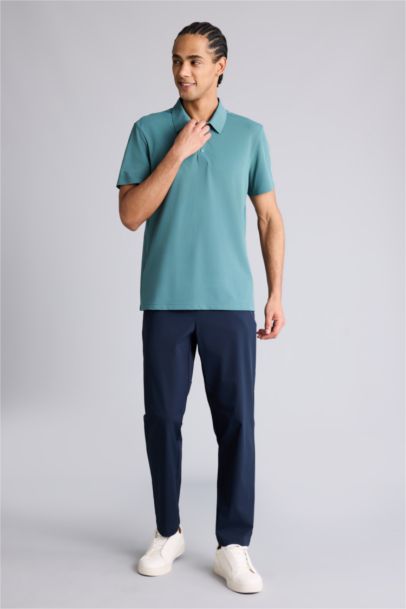 Slim Fit Short Sleeve Polo T-Shirt