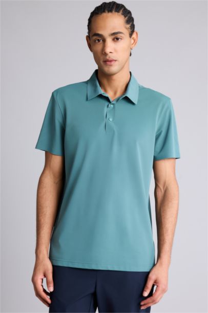 Slim Fit Short Sleeve Polo T-Shirt
