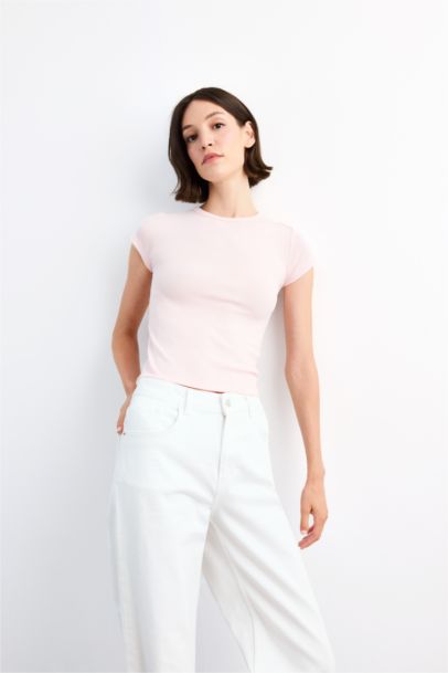 Crew Neck Short Sleeve T-Shirt