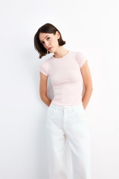 Crew Neck Short Sleeve T-Shirt