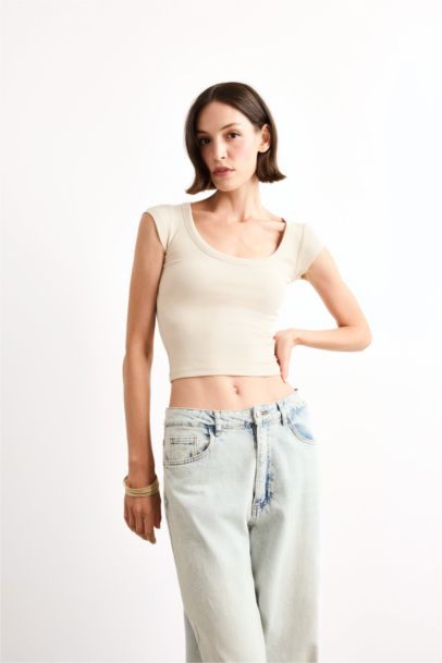 Crew Neck Short Sleeve T-Shirt